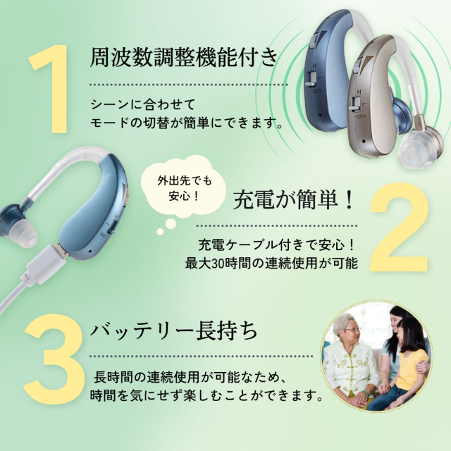 よく聞こえます操作も簡単　ヒアリングヘルプ　集音器？ よく聞こえます操作も簡単 ヒアリングヘルプ 集音器